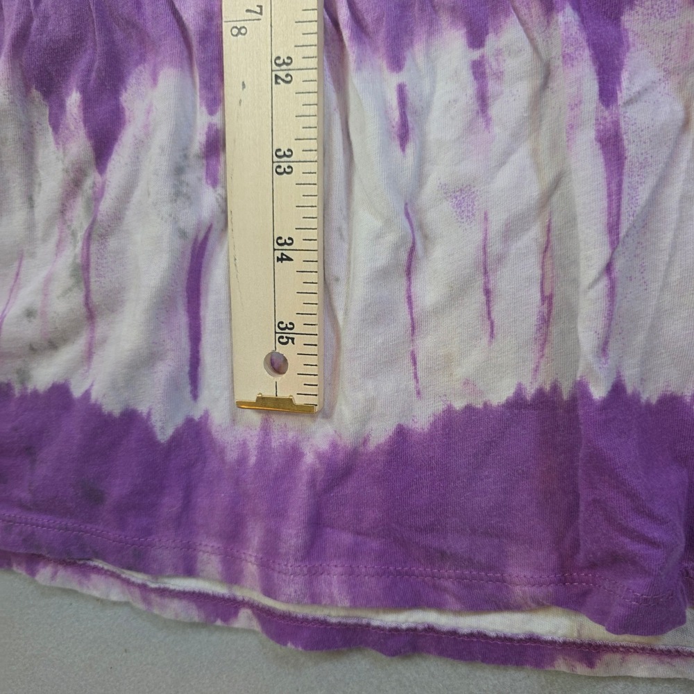 The Childrens Place Girls XL 14 Purple Tie Dye Maxi Dress Ruffle Hem Boho Play - Picture 5 of 6